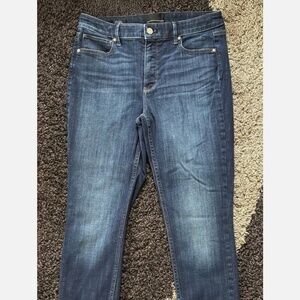 WHBM White House Black Market Women's Skinny Leg Blue Jean Size 8R denim